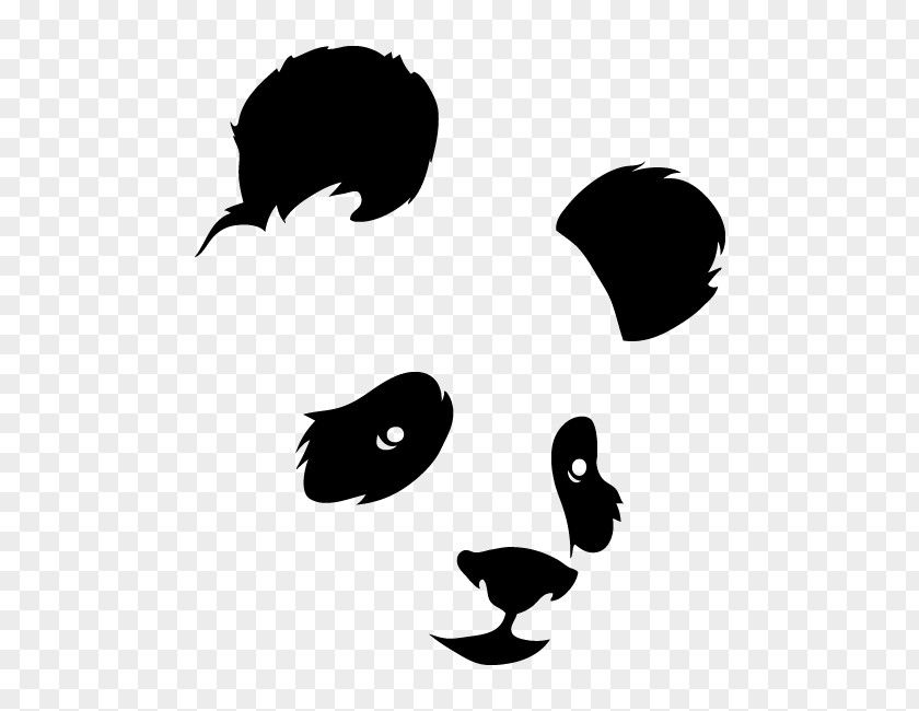 Bear Giant Panda Silhouette Wall Decal Sticker PNG