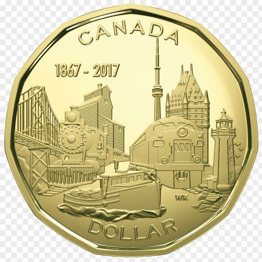 Coin Dollar 150th Anniversary Of Canada Toonie Proof Coinage PNG