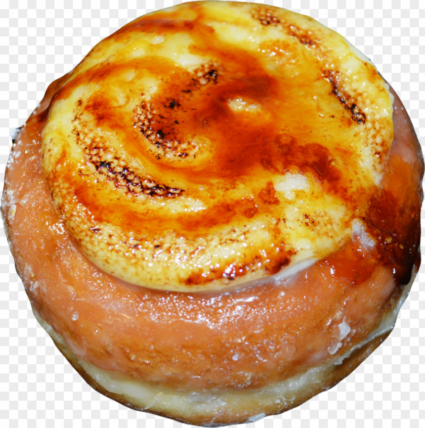 Creme Brulee Donuts Bun Danish Pastry Custard Banitsa PNG