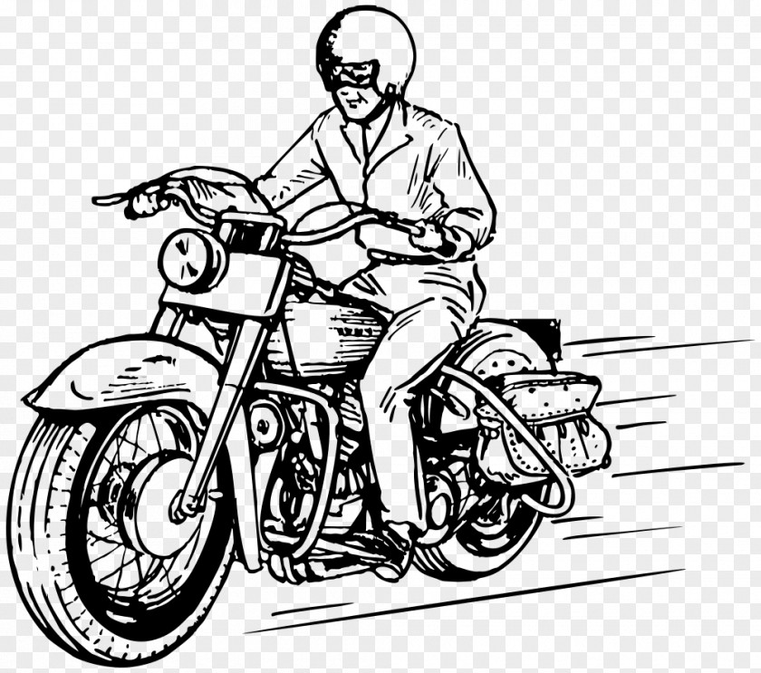 Moto Drawing Clip Art Motorcycle Image PNG