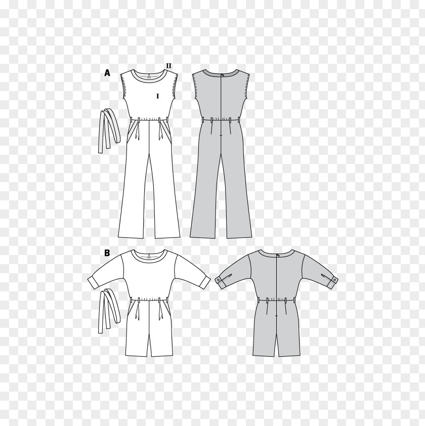 Sewing Pattern Dress Burda Style Fashion Sleeve PNG