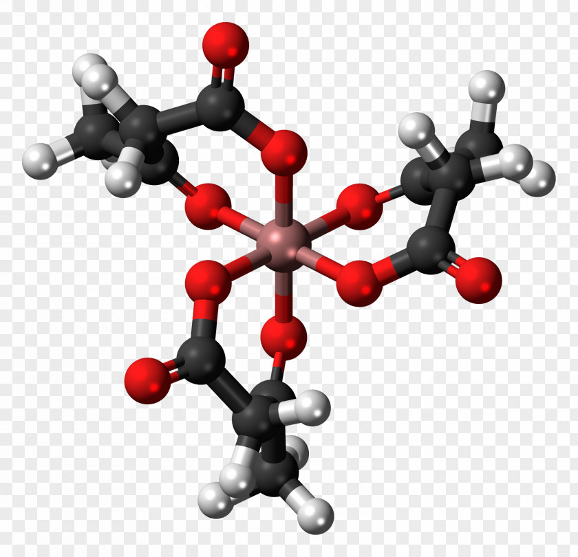 Aluminium Acetoacetate Coordination Complex Molecule PNG