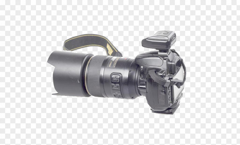 Black SLR Camera Microphone Single-lens Reflex Digital Burn-in PNG