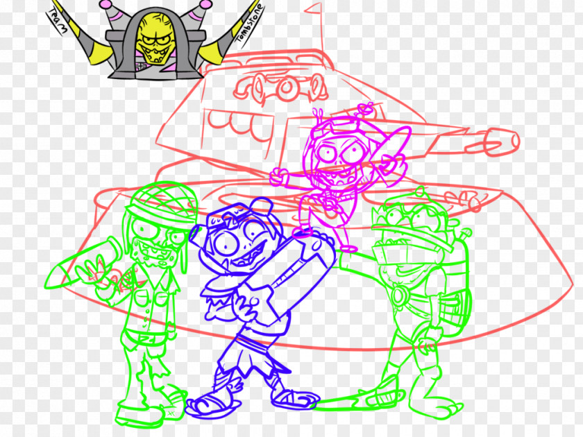 Cartoon Crew Artist Plants Vs. Zombies Illustration DeviantArt PNG