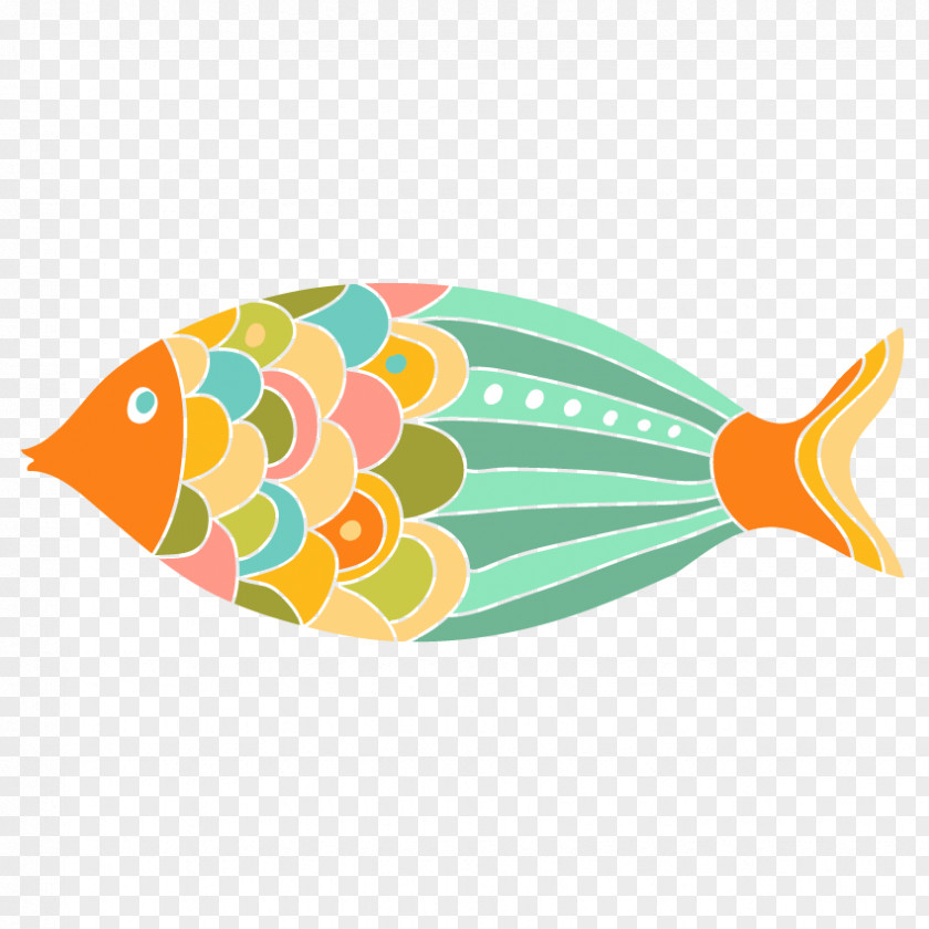 Fish Painting Clip Art Illustration Image PNG