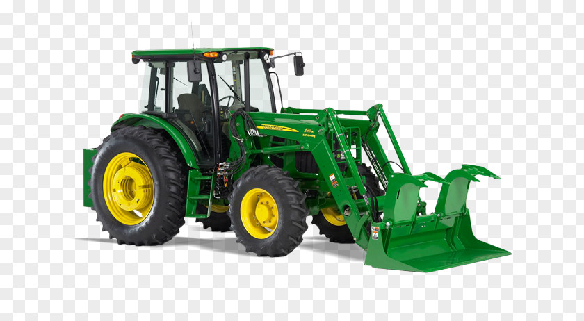 John Deere Loader Agriculture Grapple Heavy Machinery PNG