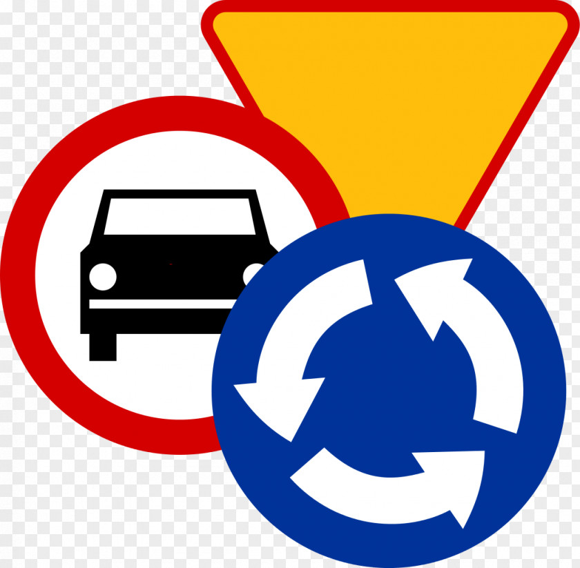 Road Roundabout Mandatory Sign Traffic Intersection PNG