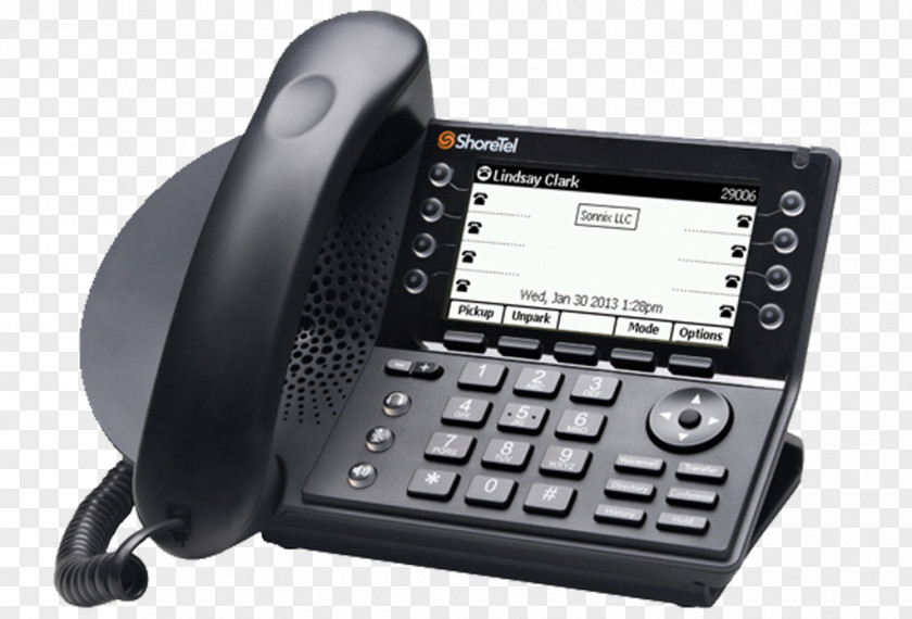 ShoreTel Wireless Headset VoIP Phone IP485G Voice Over IP Telephone PNG