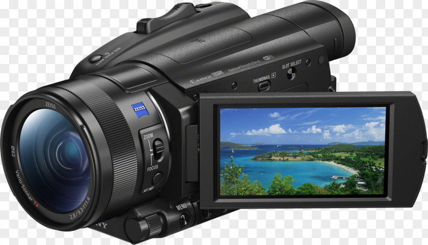 4K HDR Sony FDR-AX700 Camcorder High-dynamic-range Imaging Camcorders Handycam PNG