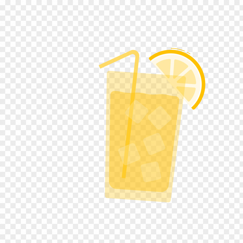 Orange Drink Logo Rectangle Yellow Font PNG