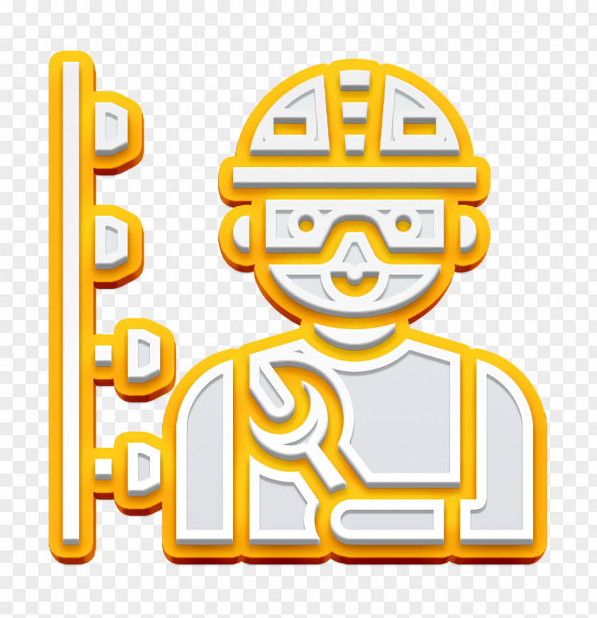 Professions And Jobs Icon Mechanic Construction Worker PNG