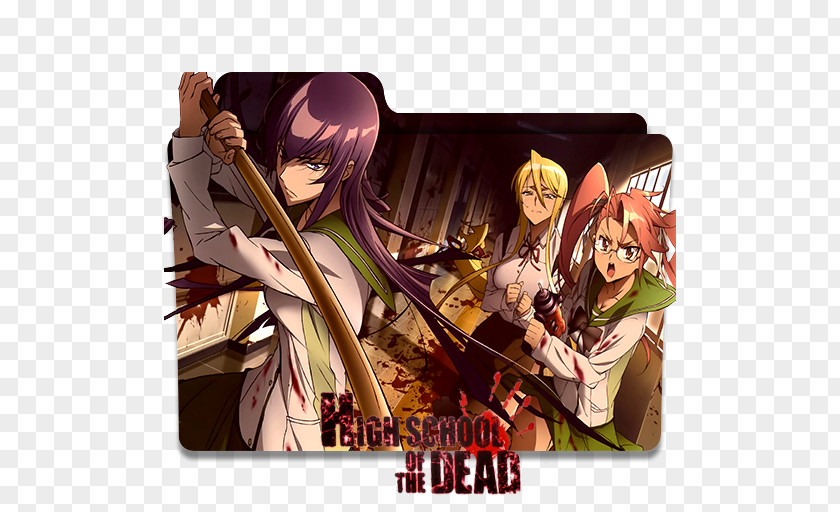 School Highschool Of The Dead High-definition Television 1080p Desktop Wallpaper PNG