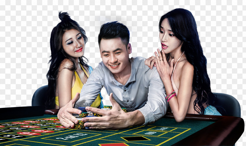 Gambling M Resort Casino Girl PNG Girl, live casino, man between two women in front of poker table clipart PNG