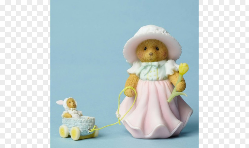 Gift Bear Easter Basket Doll PNG