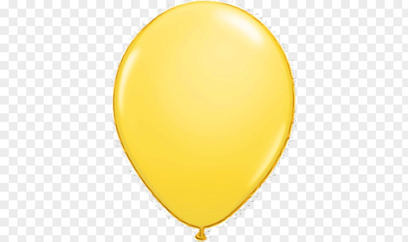 Party Supply Balloon Yellow PNG