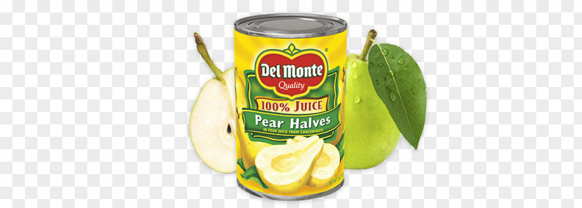 Pear Juice Cocktail Del Monte Foods Syrup PNG