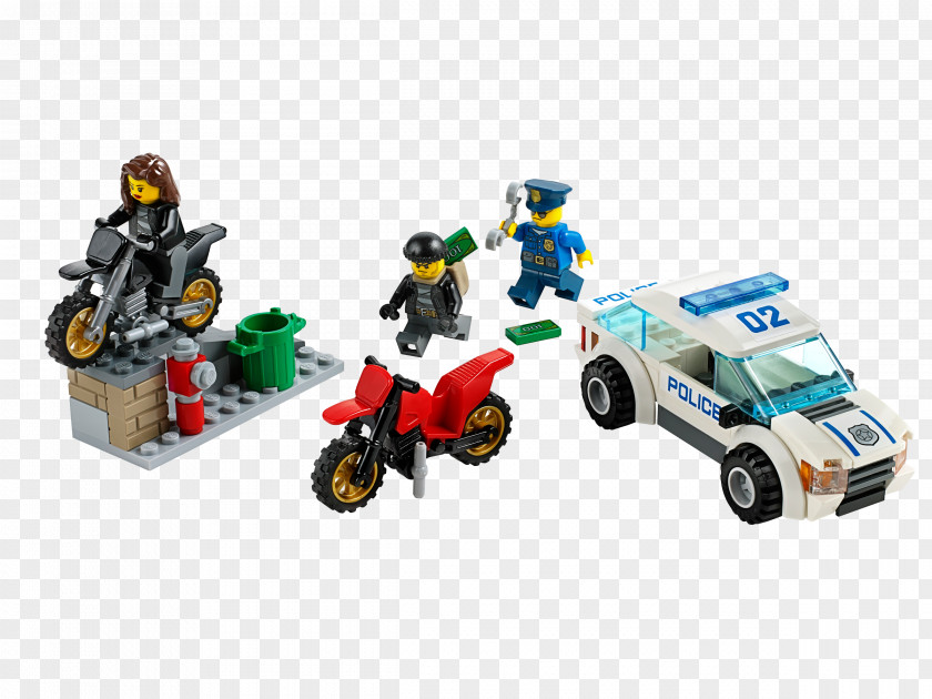 Polis Lego City Police Minifigure Toy Block PNG