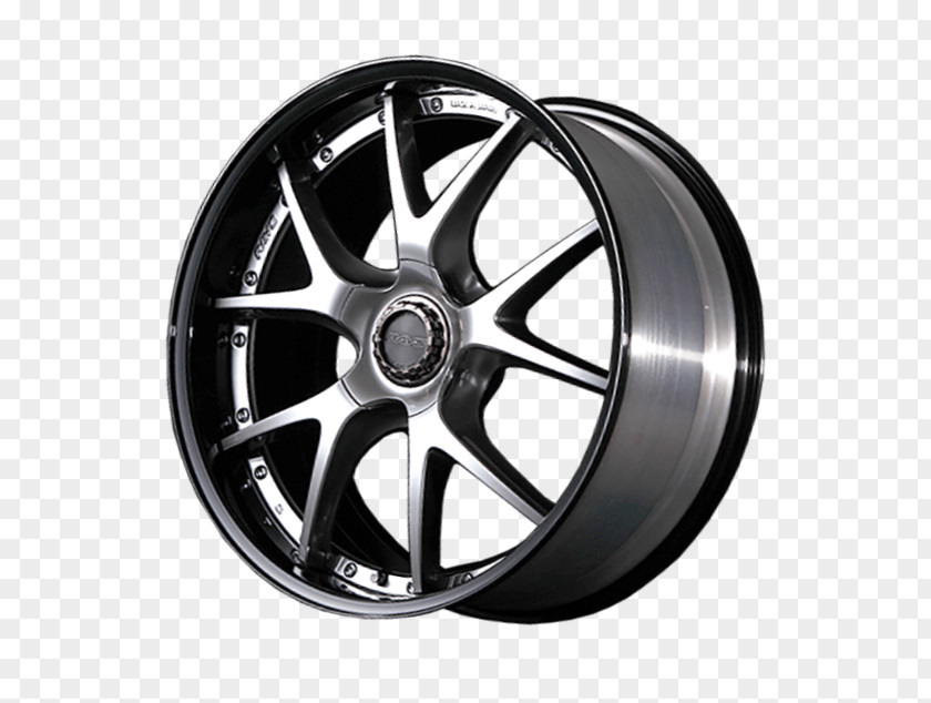 Car Alloy Wheel Rim Tire Rays Engineering PNG