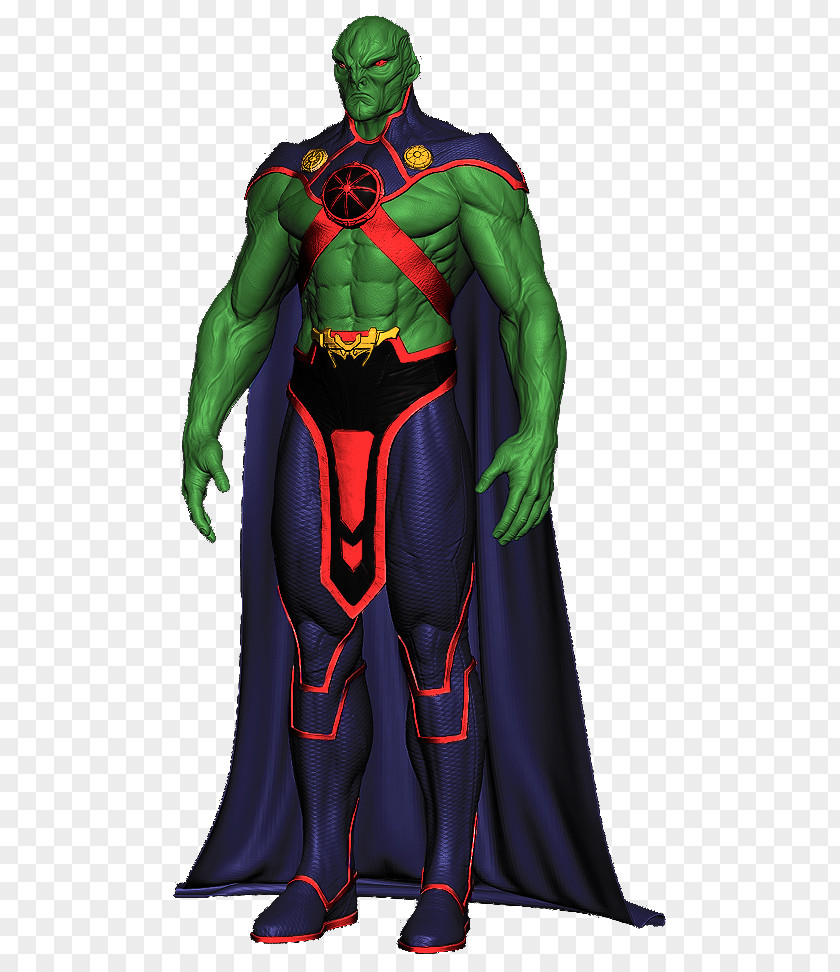 Martian Manhunter Superhero Costume Design Supervillain Outerwear PNG
