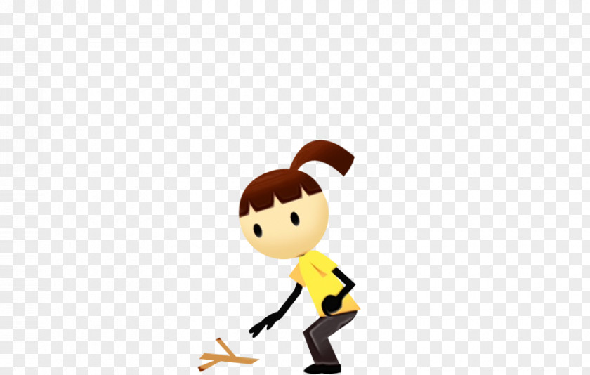 Mascot Happy Cartoon Yellow Animation Smile Animated PNG