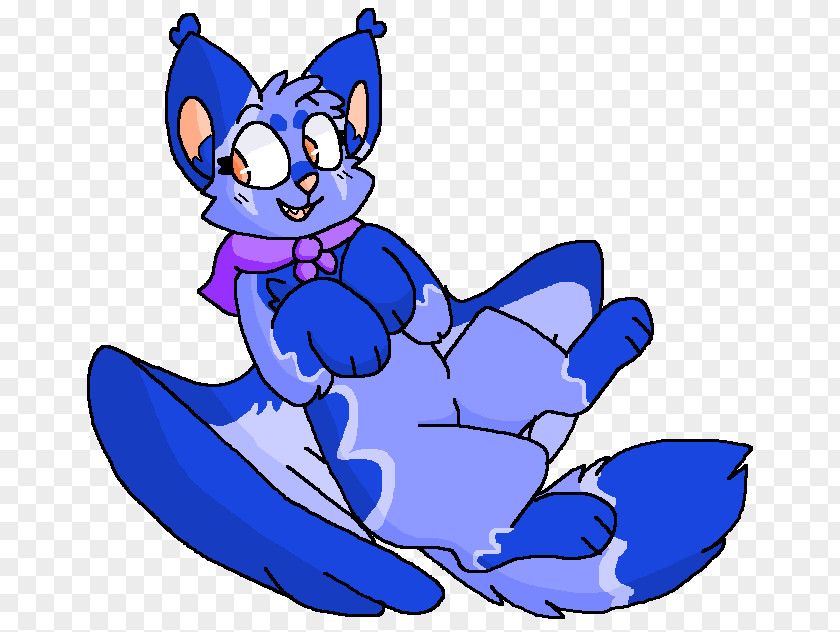 Starling Cobalt Blue Cartoon Character Clip Art PNG