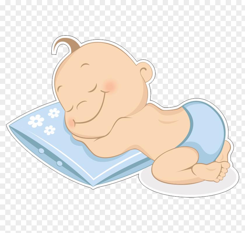 Tummy Time Baby Boy PNG