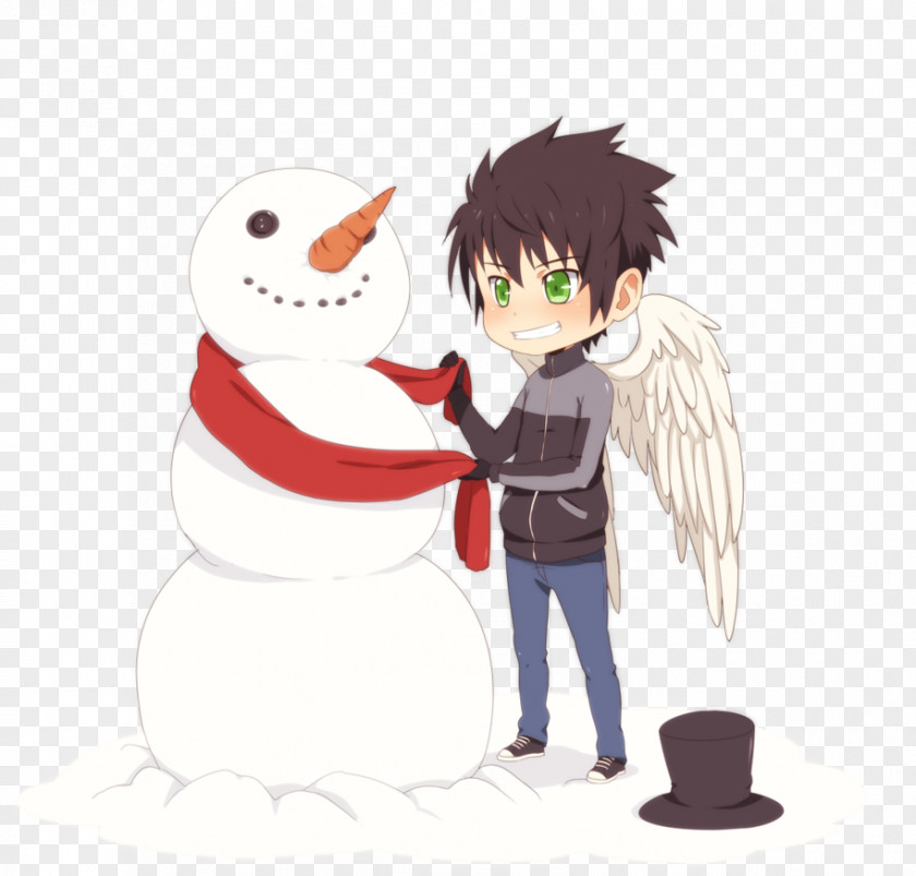 Artist Painting Mammal Snowman Bird Cartoon PNG