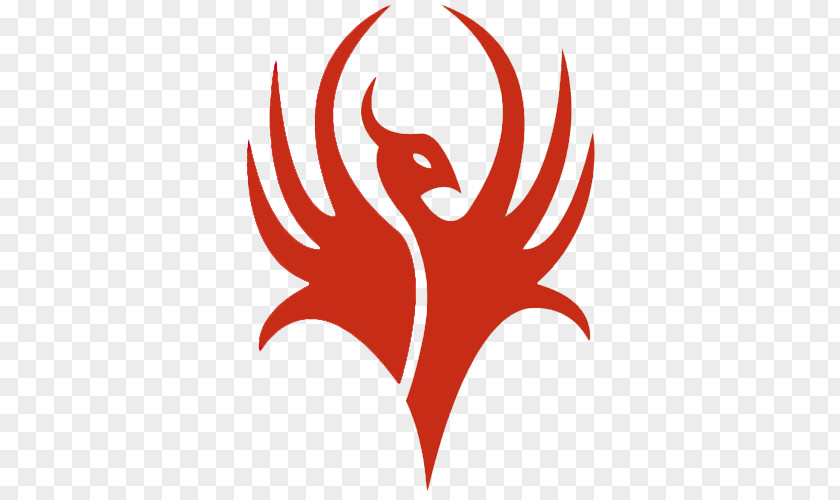 Phoenix Logo Graphic Design PNG