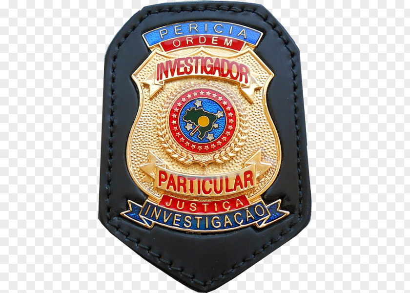 Sr Badge Detective Police Investigador De Policía Leather PNG