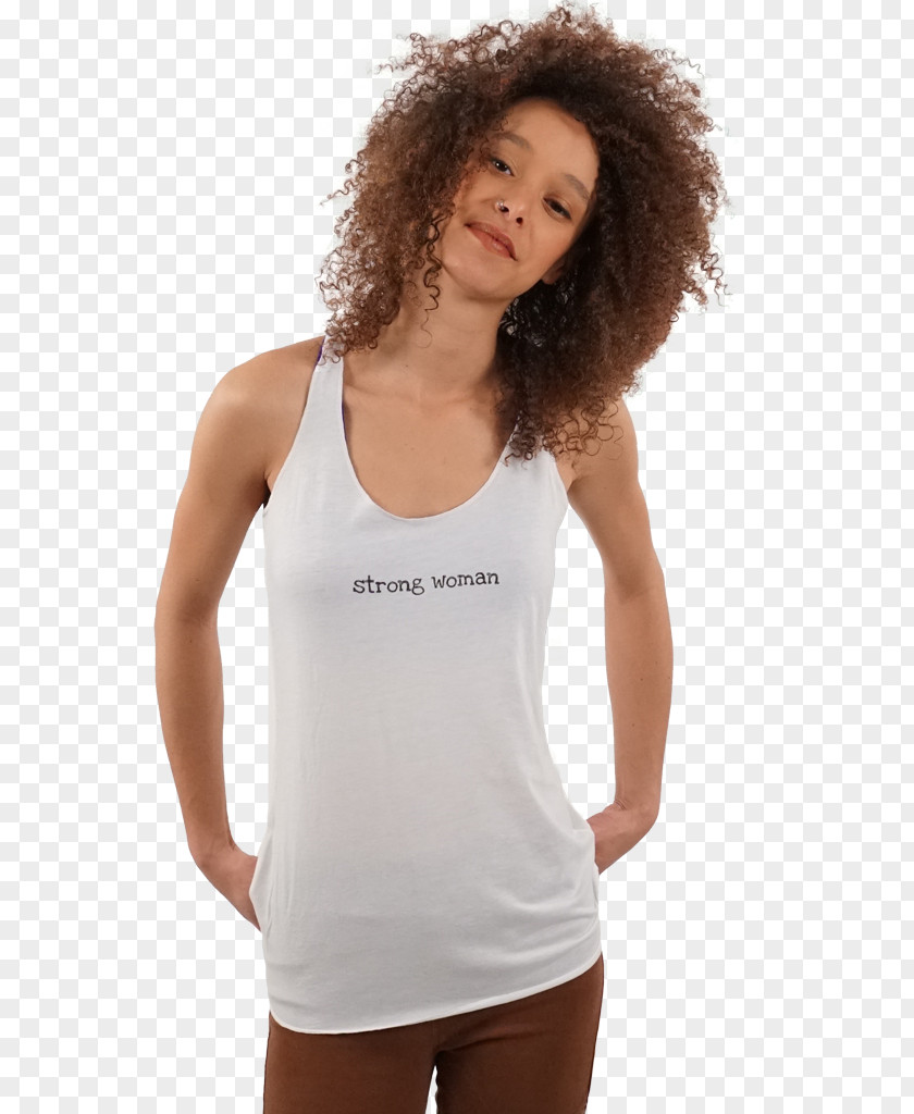 Strong Women Sleeveless Shirt T-shirt Undershirt Shoulder PNG
