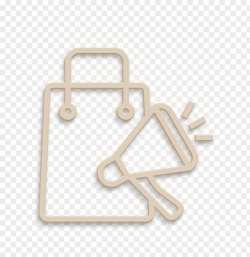 Advertising Icon Speaker Shopping Bag PNG