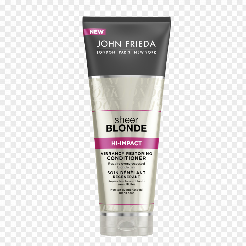 Hair Conditioner John Frieda Sheer Blonde Go Blonder Lightening Shampoo PNG