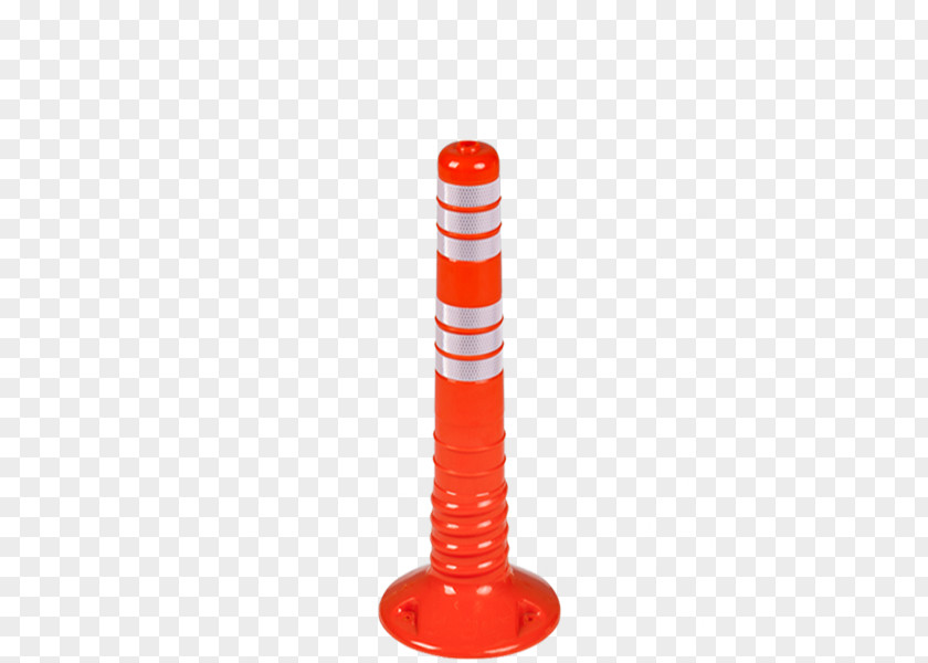 Traffic Post Cone Bollard Plastic Transport PNG