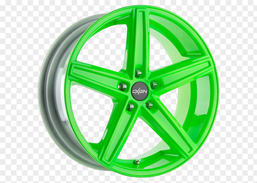 Neon Green Autofelge ET Bolt Circle Running Gear Aluminium PNG