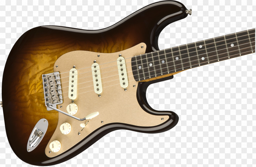 Electric Guitar Fender Stratocaster Musical Instruments Corporation Sunburst Elite PNG