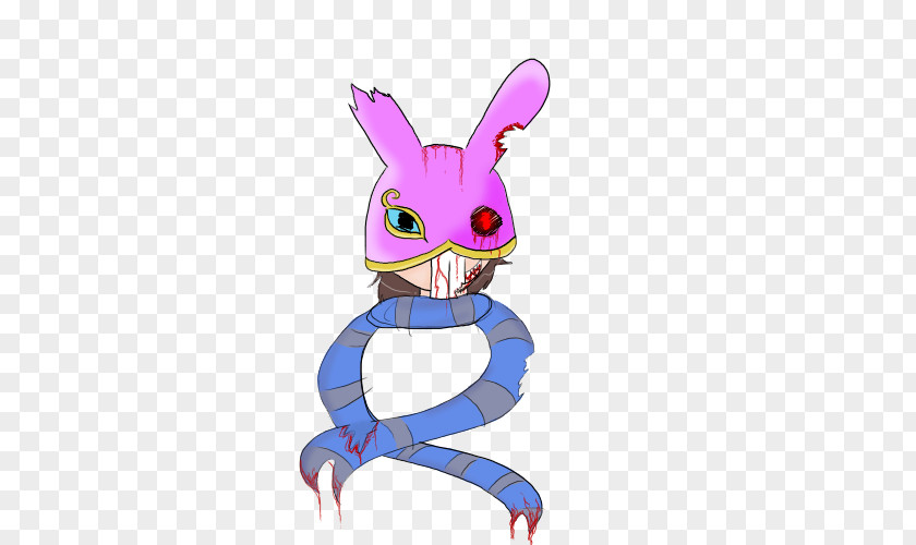 Hu Cat Easter Bunny Purple Clip Art PNG
