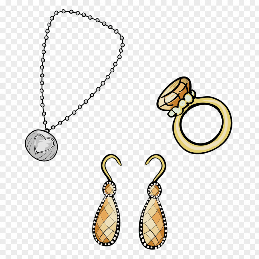 Ms. Jewelry Collection Vector Material Earring Jewellery PNG