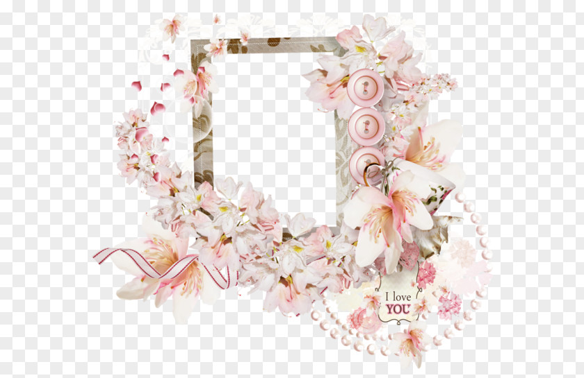 Pink Flower Frame Picture Photography Clip Art PNG