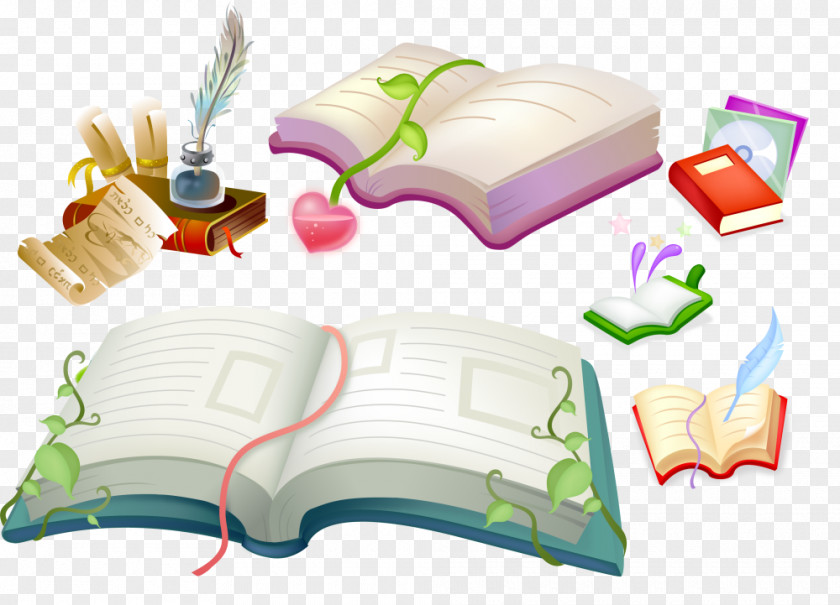 Various Books Student Paper Teachers' Day Literacy PNG