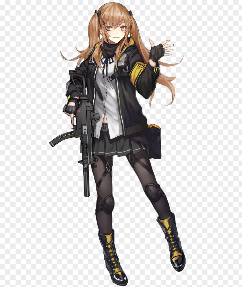Girls' Frontline Heckler & Koch UMP Submachine Gun Assault Rifle PNG gun rifle, rifle clipart PNG