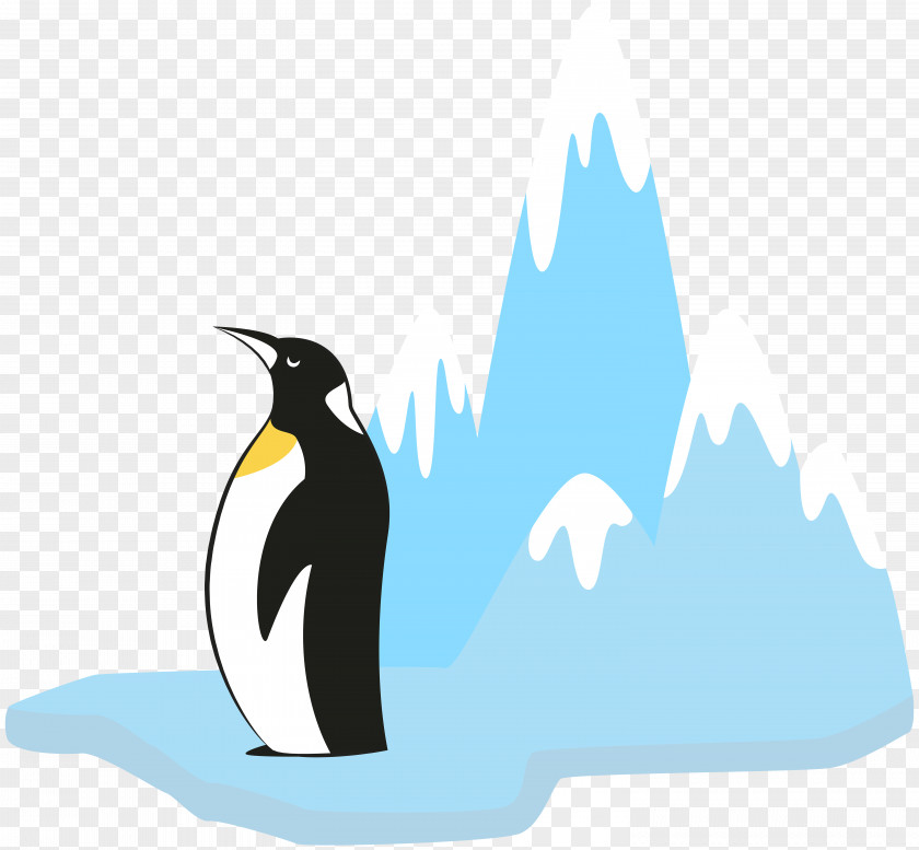 Penguin On Glacier Transparent Clip Art Image King PNG