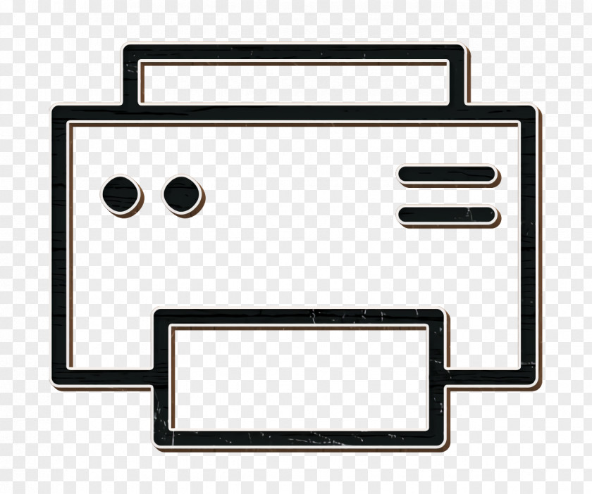 Rectangle Printer Icon Misc PNG