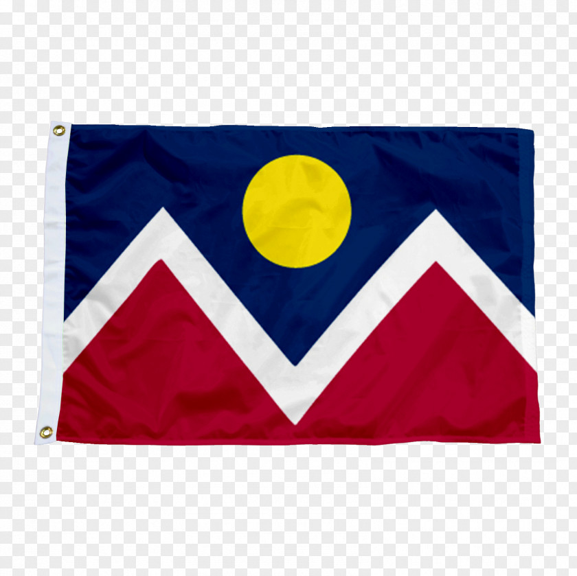 Denver Flag Paper Decal Sticker PNG