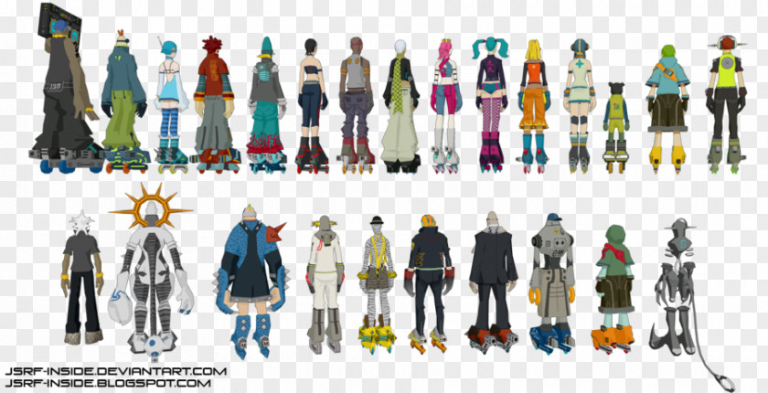Jet Set Radio Future Character Video Game PNG