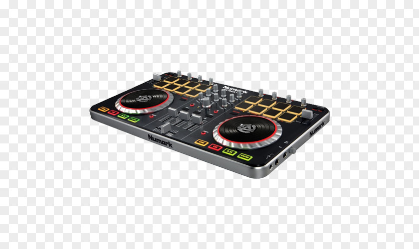 DJ Controller Numark Industries Disc Jockey Audio Mixers MIDI PNG
