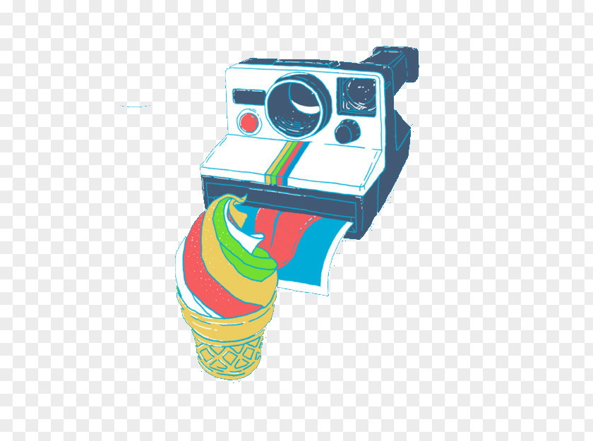 Printer Ice Cream Graphic Design Printmaking Illustration PNG