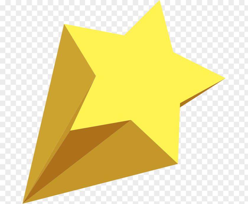 Rising Star Cliparts Yellow Clip Art PNG