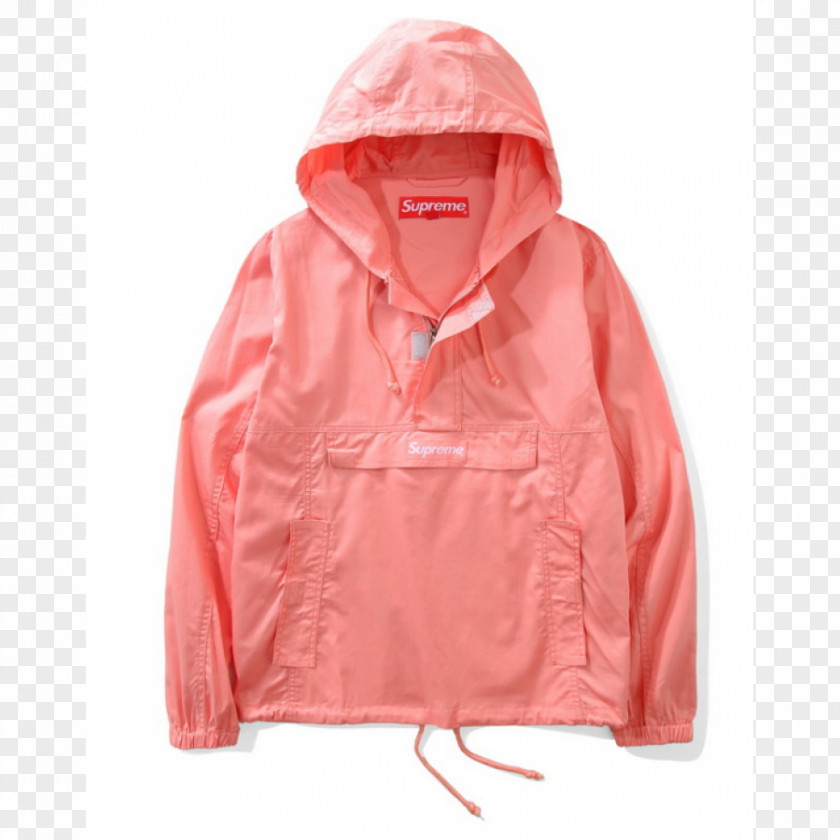 Supreme Hoodie Pink Jacket Windbreaker Outerwear PNG