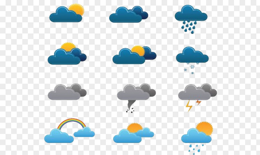 اشكال هندسية Weather Forecasting Cloud PNG