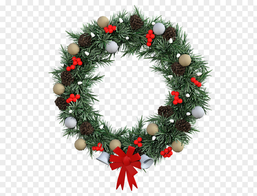 Christmas Advent Wreath Decoration Candle PNG